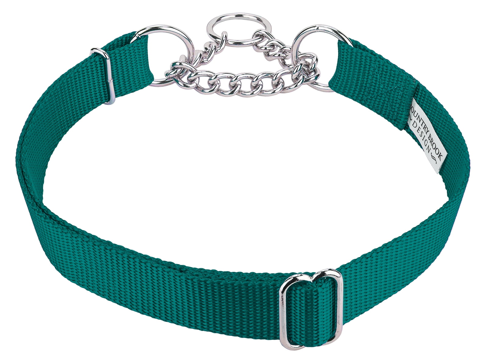 Country Brook Design Half Check Nylon Dog Collars Various Sizes And 