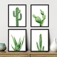 thumbnail image 2 of PixonSign 4 PCS&nbsp;Adhesive Canvas Poster Vibrant Green Cactus Snake Plants Framed Wall Prints Nature Wilderness Digital Art Decorative Multicolor Botanical Floral&nbsp;Artwork - 11"x14" Black, 2 of 5