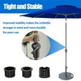 thumbnail image 4 of NOGIS 8 Pcs Umbrella Base Stand Hole Ring Plug Cover and Cap Patio Umbrella Stand Replacement Parts Stand Base Stabilizer Sleeve (for Base Stand), 4 of 7