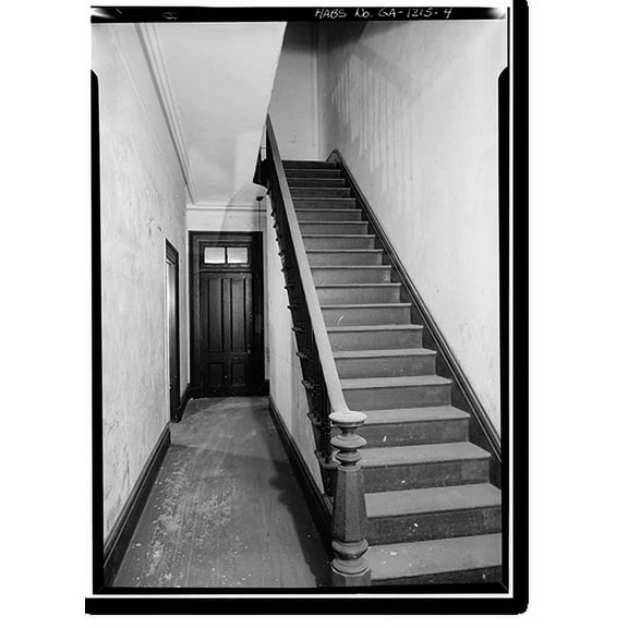 Historic Print, 103-109 East President Street (Houses), Savannah, Chatham County, GA - 4, 16" x 20"