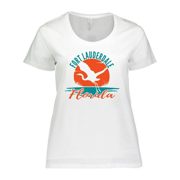 Inktastic Fort Lauderdale Florida Vacation Trip Women's Plus Size T-Shirt