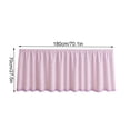 thumbnail image 3 of Purple Plaid Table Skirt, Ruffled Scalloped Edge Table Skirt, Farmhouse Checkered Table Cover, for Wedding, Party, Home Decor, 3 of 6