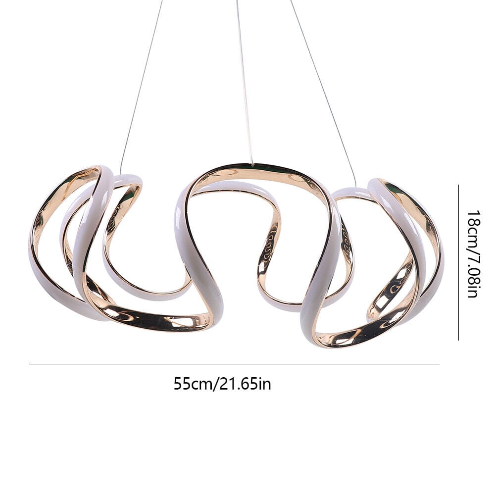 Modern Chandelier LED Dimmable Pendant Lamp Ceiling Light Hanging Fixtures