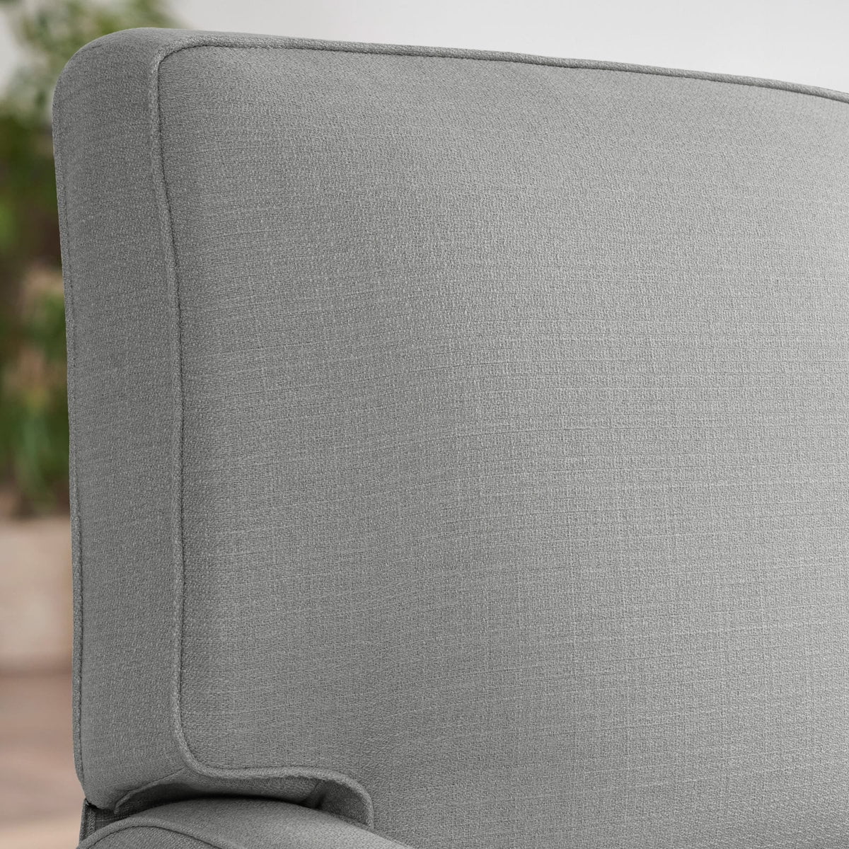 360° Swivel Rocker Recliner , Glider Rocker Recliner, Rocking Chairs for Nursery, Linen Fabric Chair with High Back, Deep Seat, for Living Room, Bedroom, Grey
