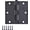 Matte Black, variant on 24 Pack 3.5" x 3.5" Black Door Hinges, Matte Black Door Hinges 3 1/2 Interior Hinges 1/4" Radius Standard Residential Bedroom Door