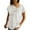 White, variant on LIZUOJUNF Short Sleeve for Women Linen Cotton Short SleeveBlouses Casual Shirts Fall Outfits, M
