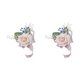 thumbnail image 1 of Guardurnaity Ramillete de muñeca de apariencia realista - Bodas y graduaciones Ramillete de boda Boutonniere Dama de honor Ramillete de muñeca Ramillete de muñeca rosa 2piezas, 1 of 6