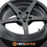 Focal 455U F-55 17x8 5x120 +35mm Black/Machined Wheel Rim 17