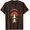 Brown, variant on Dark Academia Cottagecore Aesthetic Magic Mushroom Unisex T-Shirt for Men Women Kids Toddler,Maroon Color,Size L
