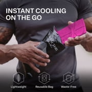 Cold Factor Instant Cooling PVA Neck Wrap, Pink, 29.5 x 3– Long-Lasting, Reusable, UPF 50+ Sun Protection for Sports & Outdoor Activities