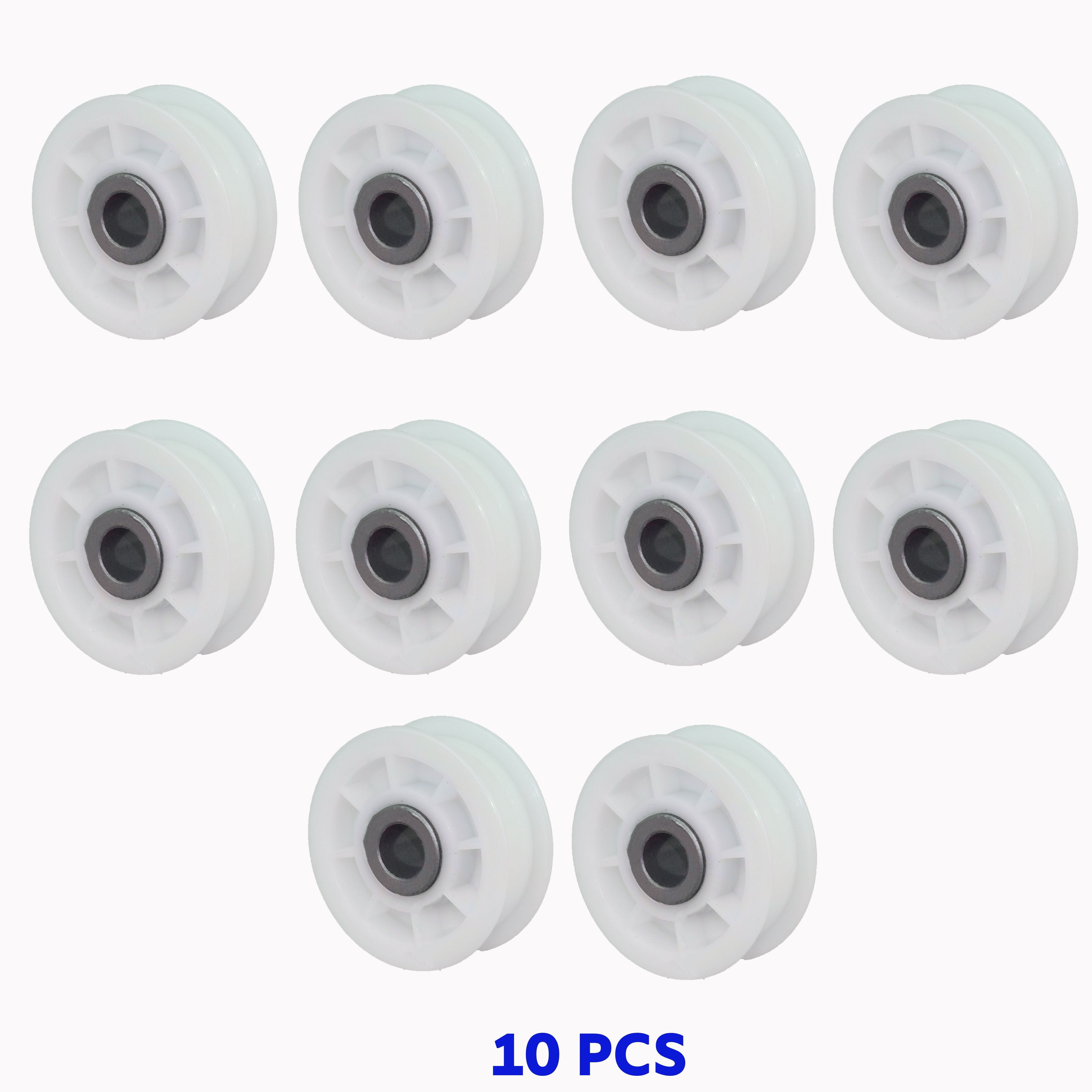 10pcs For 4560EL3001A LG Dryer Idler Pulley Wheel & Bearing Also Fits Kenmore 