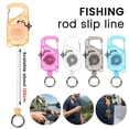 thumbnail image 2 of 120cm Heavy Duty Retractable Carabiner Keychain With Sliding Lock For Keys Tools ID Badges, 2 of 10