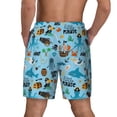 thumbnail image 2 of Lsque Mens Swim Trunks Animal Pirate Pattern - Bathing Suit Compression Liner - Beach Swim Shorts Swimwear - (S-3XL) - Stretch Quick Dry -Large, 2 of 9