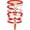 Red, variant on 7 Pcs Stretch Beaded Soccer Bracelets Set, Stackable Game Day Sports Jewelry Accessories for Women Men Coaches Fans