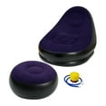 thumbnail image 2 of Abbracc Inflatable Lounge Chair with Foot Stool Couch for Bedroom Backyard Farmhouse, 2 of 9