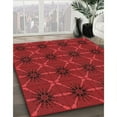 thumbnail image 2 of Ahgly Company Indoor Square Patterned Love Red Area Rugs, 5' Square, 2 of 6