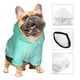 thumbnail image 3 of Fotbe Cyan Mint Marble Sudadera con Estampado para Perros Pequeños – Suéter con Capucha para Mascotas, Tela Suave de Forro Polar con Bolsillo-Large, 3 of 7