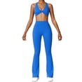 thumbnail image 2 of Traje de yoga ajustado cepillado Peach Hip lifting micro-pull de secado rápido belleza espalda fitness traje de ejercicio femenino, 2 of 2