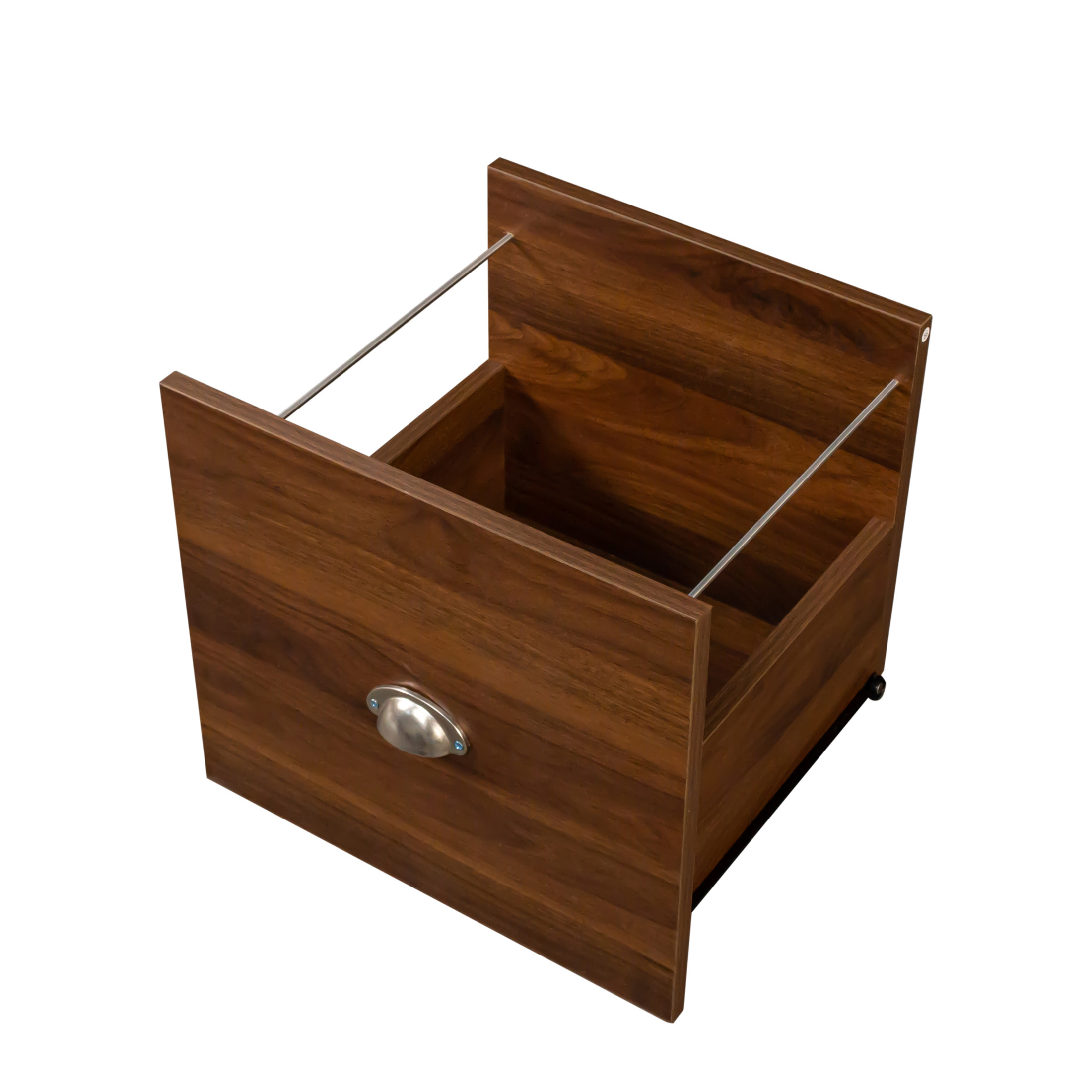 Noble House 59" Computer Desk with Hutch, Drawers, 2-Tier Shelf & Concealed PC Cabinet, for Home Office, Walnut