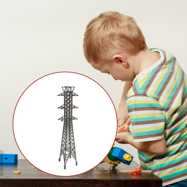 BELOVING 1/200 Electric Transmission Towers Model Educational Train Track Layout Style C