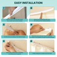 thumbnail image 4 of Cortina de techo Urban Red, flexible y doblable, 5 m, blanca, 4 of 9