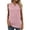 Pink, variant on Women's Tank Tops 2xl Crop Top Muscle Shirt Womens Crop Top Set Women Fashion Womens Top Top plus Size Chiffon Tops For Women Sleeveless Dot Tops Button Down V Neck Loose Blouse Solid Color Shirts