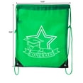 thumbnail image 2 of Senior Graduation Drawstring Backpacks Personalized Party Favor Cinch Bags - Congrats Star, 2 of 2