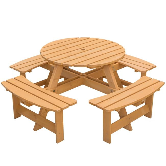 Garden Patio Wooden Picnic Table Furniture Heavy Duty Outdoor 5ft Pub Bench Seat