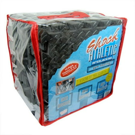 Shock Athletic Interlocking Gym Flooring Walmart Com