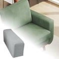 thumbnail image 3 of BOZHOU Couch Arm Covers Sofa Arms Covers Arm Covers for Couch Washable Recliner Arms Chair Cover with Twist Pins Soft, 3 of 3