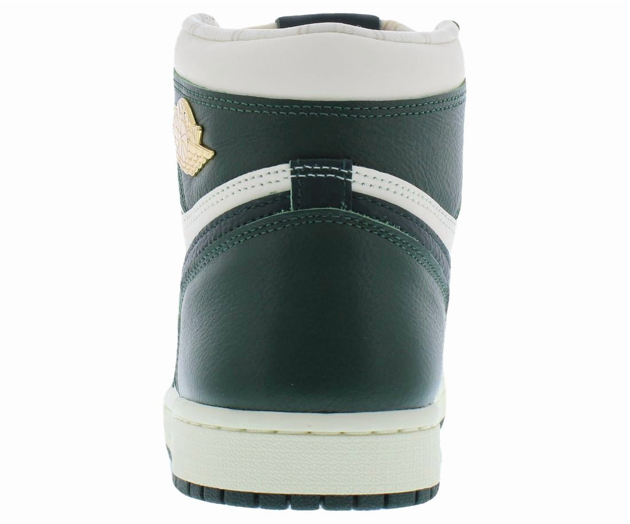 Women's Air Jordan 1 HI OG Pale Ivory/Pro Green-Fir (FD2596 101) - 11
