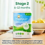 Happy Baby Stage 2 Powder Baby Formula, 6-12 Months, 22.9 oz Canister