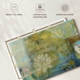 thumbnail image 6 of Elephant Stock Lotus Dream Wall Art - Horizontal Canvas Wall Art - Living Room Wall Decor - Floral And Botanical Canvas - Green And Blue Decor By Jodi Fuchs - 12" x 8", 6 of 8