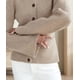 thumbnail image 3 of Cárdigan de punto con mangas acampanadas de estilo perezoso Yong, estilo europeo y americano, para principios de otoño e invierno, 3 of 4