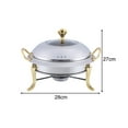 Food Heaters Party Buffets,Round Catering Warmer Server,Hot Pot