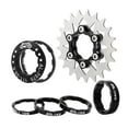 thumbnail image 1 of koolsoo Bike 21T Single Speed Cassette Set Conversion Kit Sprocket Freewheel Black, 1 of 9