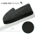 thumbnail image 5 of Berhood Boys Slippers Comfy Indoor Outdoor House Slipper Shoes for Little Big Kids Gray Size 9-10, 5 of 7