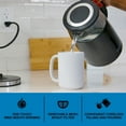 thumbnail image 2 of Kenmore 1.7L Electric Kettle Portable Electric Glass Kettle with Temperature Control Digital Display, Lid Glass Electric Kettle, Black, 2 of 7