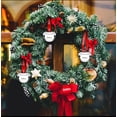 thumbnail image 5 of 24 Pack Christmas Hanging Ornaments with Printed Ribbon,Christmas Mood-Creating Decorations for Christmas Tree Gift Decor,DIY Holiday Arrangement and Home Styling,Silver, 5 of 9