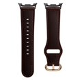 thumbnail image 2 of Lunvic Genuine Leather Watch Band for Galaxy Watch 9, Adjustable Replacement Strap with Stainless Steel Buckle and Quick Release Connectors, C, 2 of 4