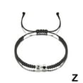 thumbnail image 5 of Women 26 Letters Hand Woven Glow in Dark Bracelet Name Braided Bracelet Men Couple Women Friendship Bracelet, 5 of 7