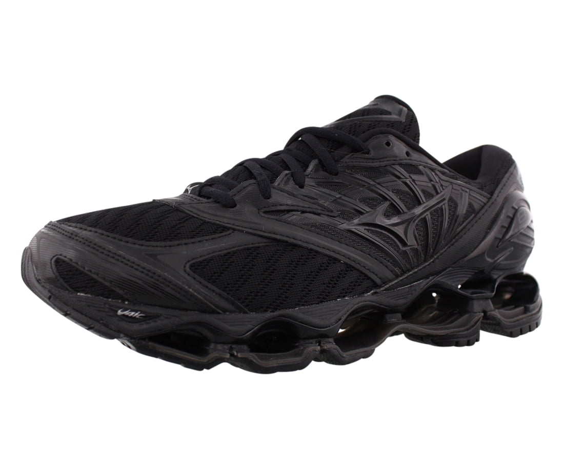 Men's Mizuno Wave Prophecy 8 Running Shoe Black/Black 10.5 D - Walmart.com
