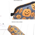 thumbnail image 4 of Halloween Makeup Bag Large Capacity Pumpkin Cosmetic Bag Skeleton Makeup Bag, 4 of 10
