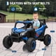 thumbnail image 3 of Historyli Auto de 12 V para montar,camioneta UTV con control remoto parental,vehículo eléctrico con suspensión de 4 resortes,neumáticos de EVA,cinturón de seguridad,puertas dobles,Bluetooth,música, 3 of 6