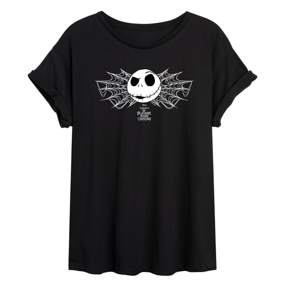 The Nightmare Before Christmas - Jack Webs Oversized Graphic T-Shirt