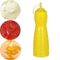 thumbnail image 6 of Ketchup Bottle 19oz Ketchup Dispenser Sauce Container for BBQ Picnic Camping Single Hole Yellow, 6 of 8