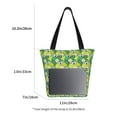 thumbnail image 3 of Haiem Cartoon Koala Bear and Leaf Pattern Shoulder Bag - Durable and Spacious Tote Bag,Versatile Shopping Bag, 3 of 7