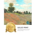 thumbnail image 5 of DECORARTS - Poppies at Argenteuil, 1873, Claude Monet Art Reproduction. Giclee Print& Museum Quality Framed Art for Wall Decor.Framed size: 26x22", 5 of 6