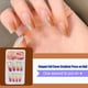 thumbnail image 2 of Minnieouse 1 Juego de prensa de punta francesa en las uñas Gradient Extra Long Fashion Full Cover Ballerina Salon Kit de manicura Tipo 2 24 piezas Pegamento 2g, 2 of 6