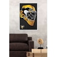 thumbnail image 2 of NHL Pittsburgh Penguins - Mask 16 Wall Poster, 22.375" x 34", Framed, 2 of 2